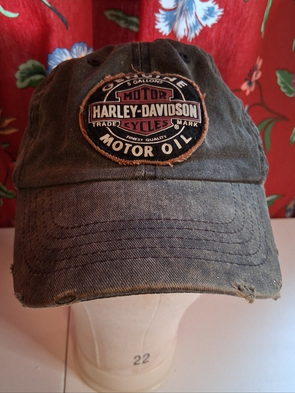 Harley-Davidson Men's Washed Black Baseball Cap